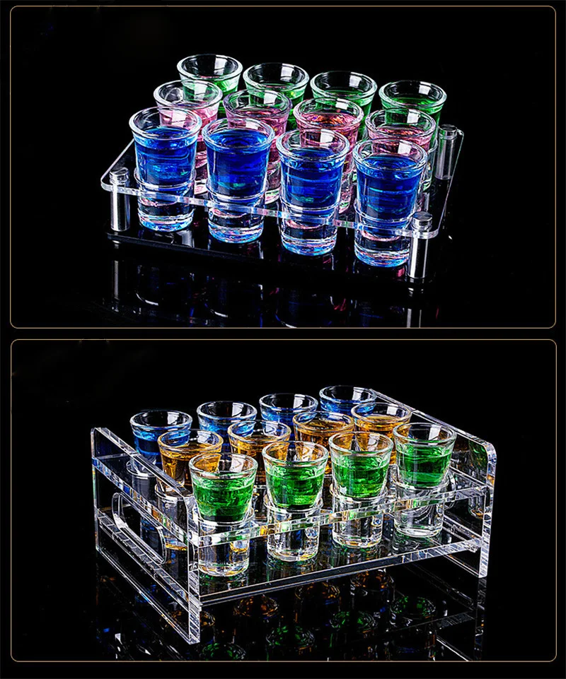 1 шт. бокал для выстрела маленькая стеклянная чашка ликера и спирта водки вина