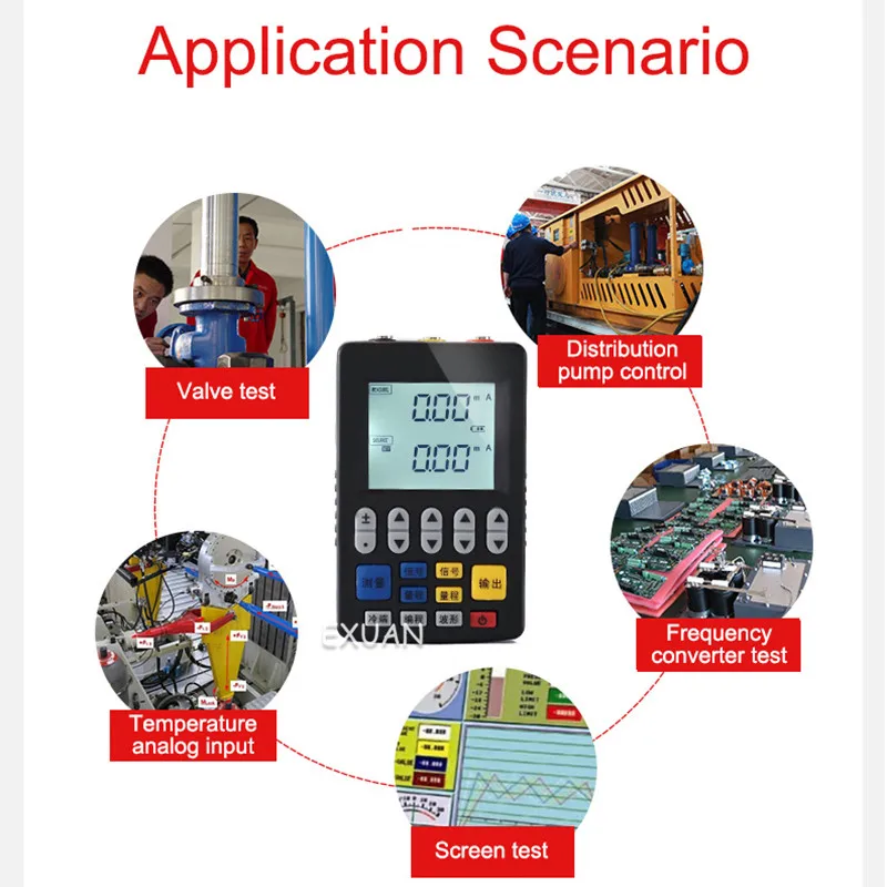 Генератор сигналов 4-20 мА аналоговый источник тока термостойкость пара ручных