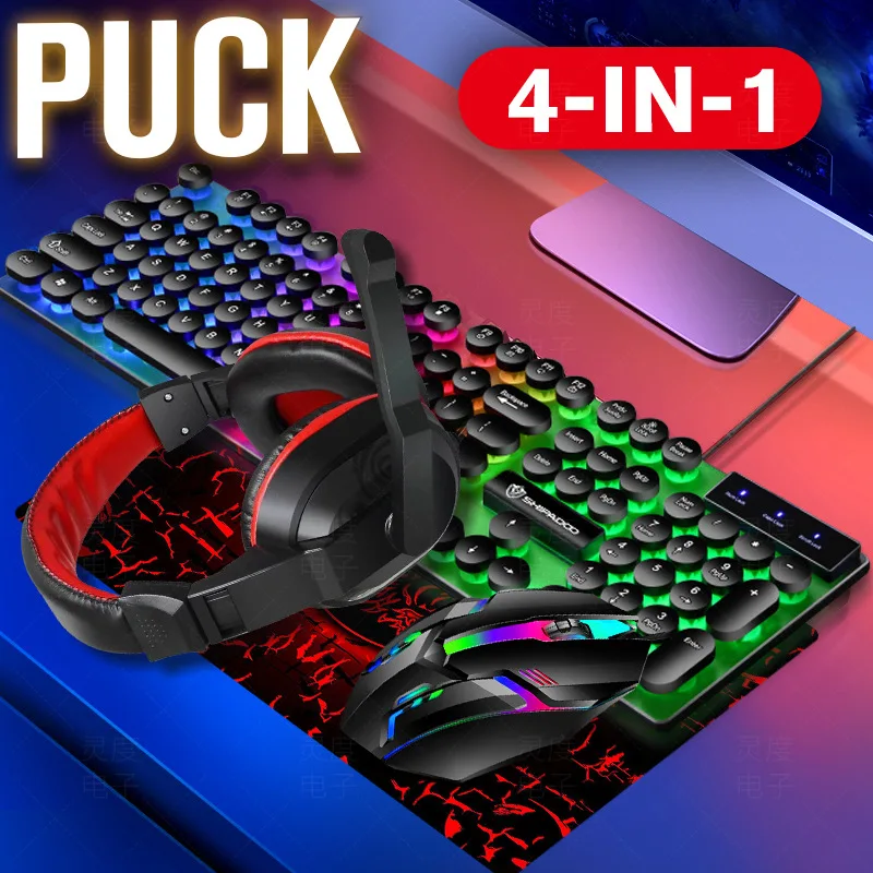 

Набор для игровой клавиатуры и мыши в стиле «панк»
