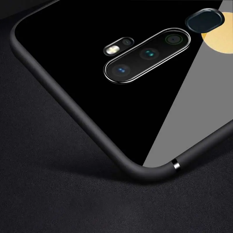 

Never Give Up for OPPO Reno 2 Z 2Z 2F 3 4 Pro 5G F7 A5 A9 2020 Super Bright Black Phone Case Soft Cover Shell