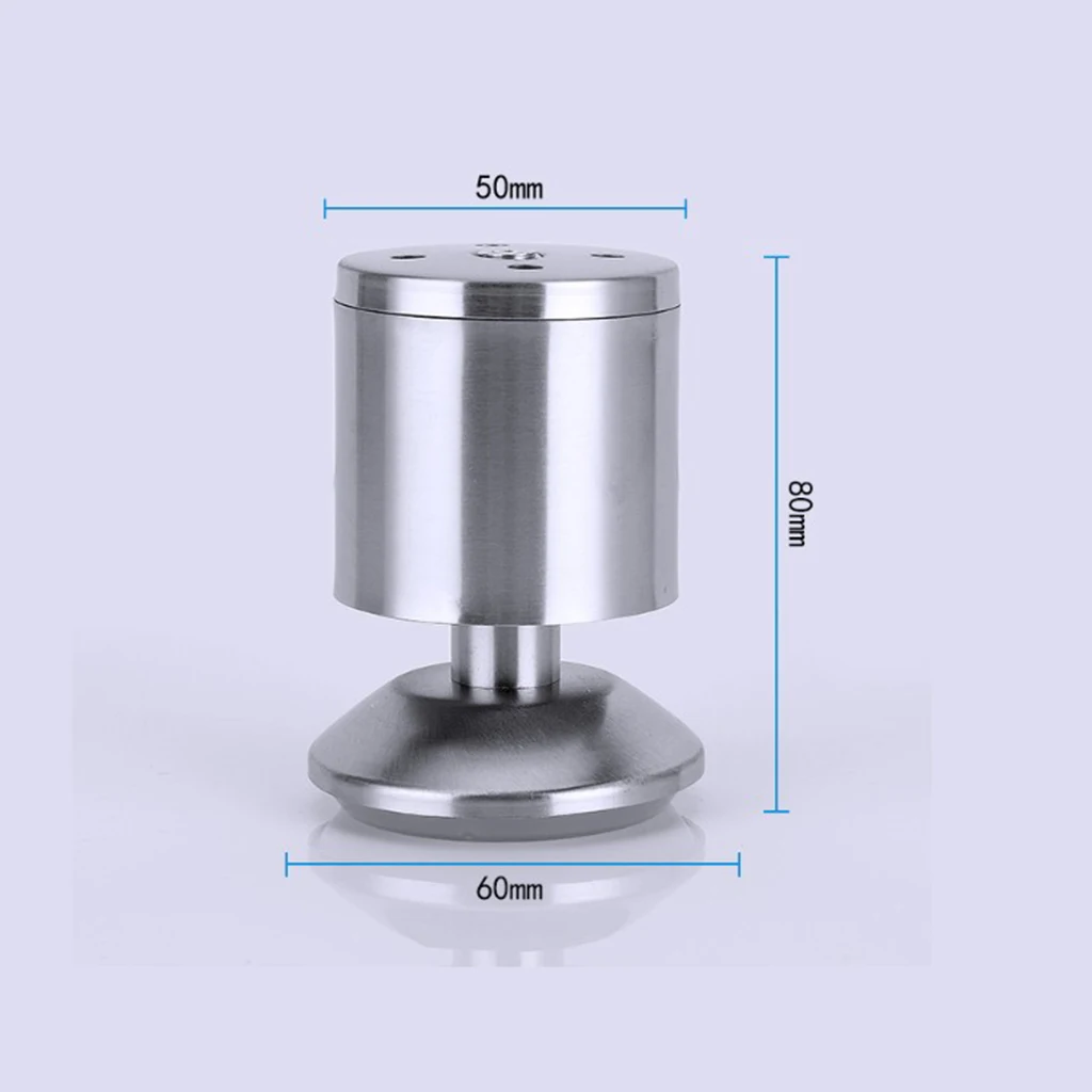 80mm 1 шт. регулируемые ножки для дивана из нержавеющей стали запасные ножки для мебели ножки для дивана кровать стул стол - Цвет: 80mm