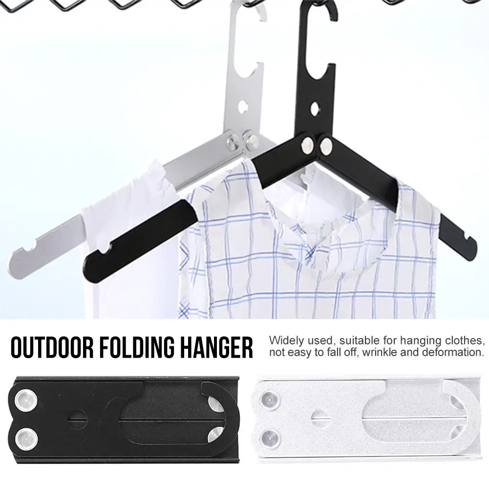 Портативная дорожная вешалка для одежды нескользящая Прочная Складная стойка из