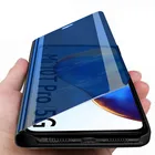Для Xiaomi MI 10 T Pro Чехол умное зеркало с крышкой удерживаемой магнитом задняя крышка Xaomi Mi10T 10TPro 10 T 5G Стильный чехол-книжка для телефона с бумажником и Fundas