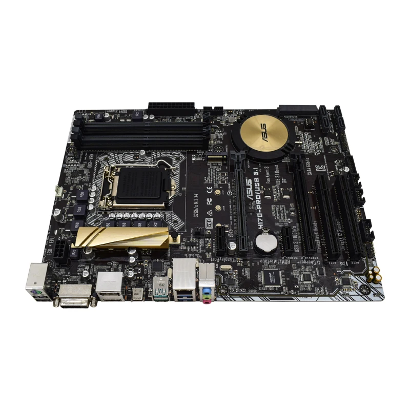 asus h170 prousb3 1 intel h170 ddr4 64gb lga 1151 i7 i5 i3 cpus m 2 usb3 1 atx dvi hdmi pci e 3 0 original desktop motherboard free global shipping