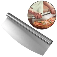stainless steel cake pizza scraper spatula pastry cutter flour pastry scraper cake blade baking decoration kitchen tools