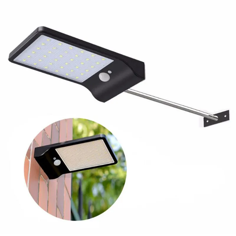 Горячая Распродажа светодиодный уличный светильник на солнечной энергии PIR