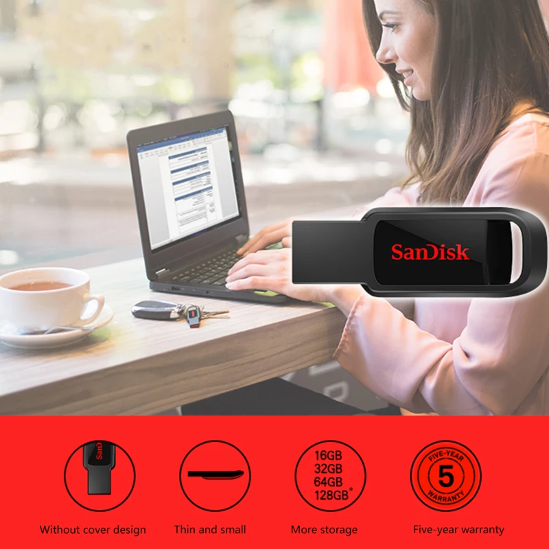 SanDisk USB флеш накопитель 16 ГБ 32 64 128 ГБ|USB флэш-накопители| |