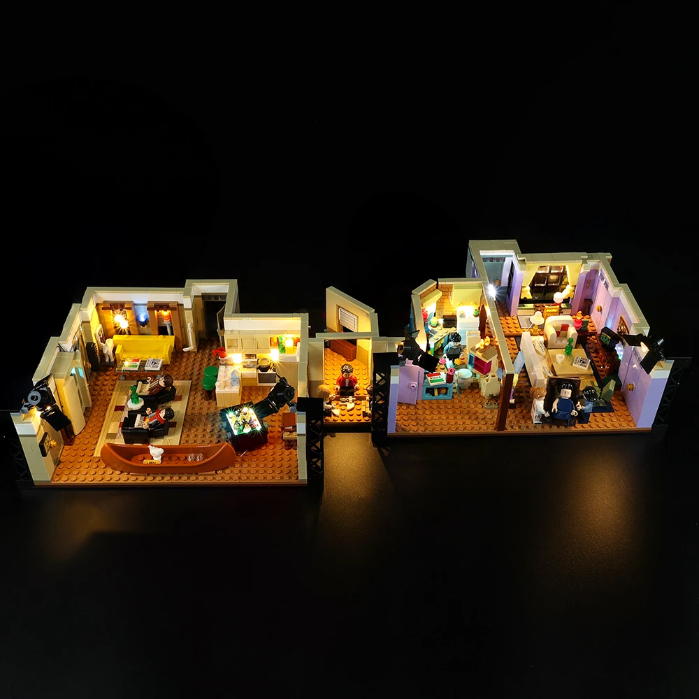Набор светсветильник ников MOC для коллекции 10292 года блоки Friends светильник модель