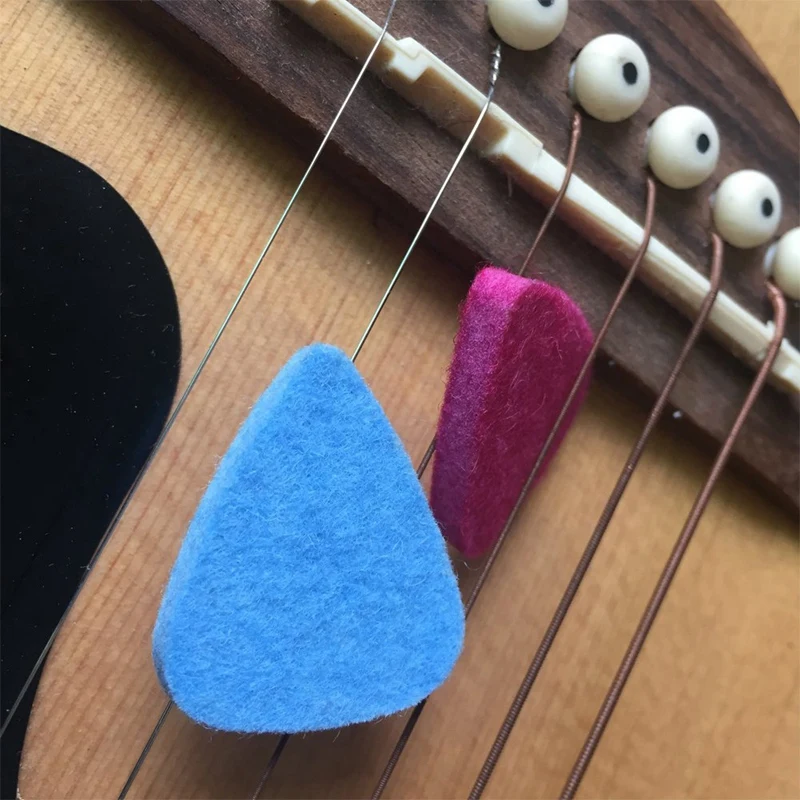 

Ukulele Picks Felt Picks/Plectrums For Ukulele And Guitar,8 Pieces Guitar Picks,Multi-Color