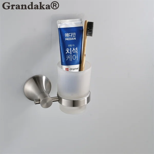 

SUS 304 Stainless steel Toothbrush Holders Cup & Tumbler Holders Wall Mounted Toothbrush Holder Bath Hardware sets Bath Product