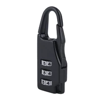 security 3 combination travel zinc alloy suitcase luggage bag jewelry boxes tool chests code lock zipper padlock keyed padlock