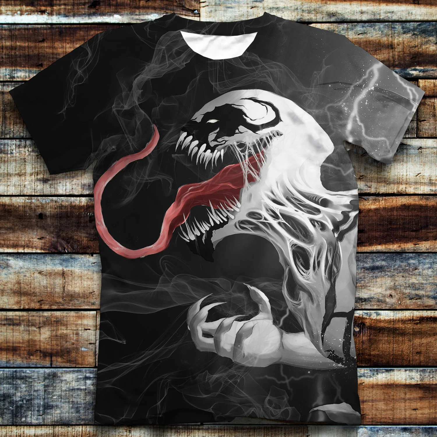 2019 летняя футболка модные футболки 3D мужские с принтом Venom уникальные Забавные