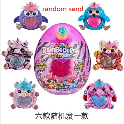 Оригинальная Радужная плюшевая кукла Единорог игрушка Rainbocornse волшебные блестки