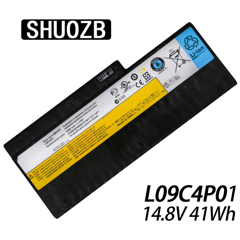 Bateria do Laptop 57y6265 para Lenovo Nova Ideapad Série U350 20028 2963 U350w Shuozb 41wh 4 Células 14.8v 2770mah L09c4p01 L09n4p01