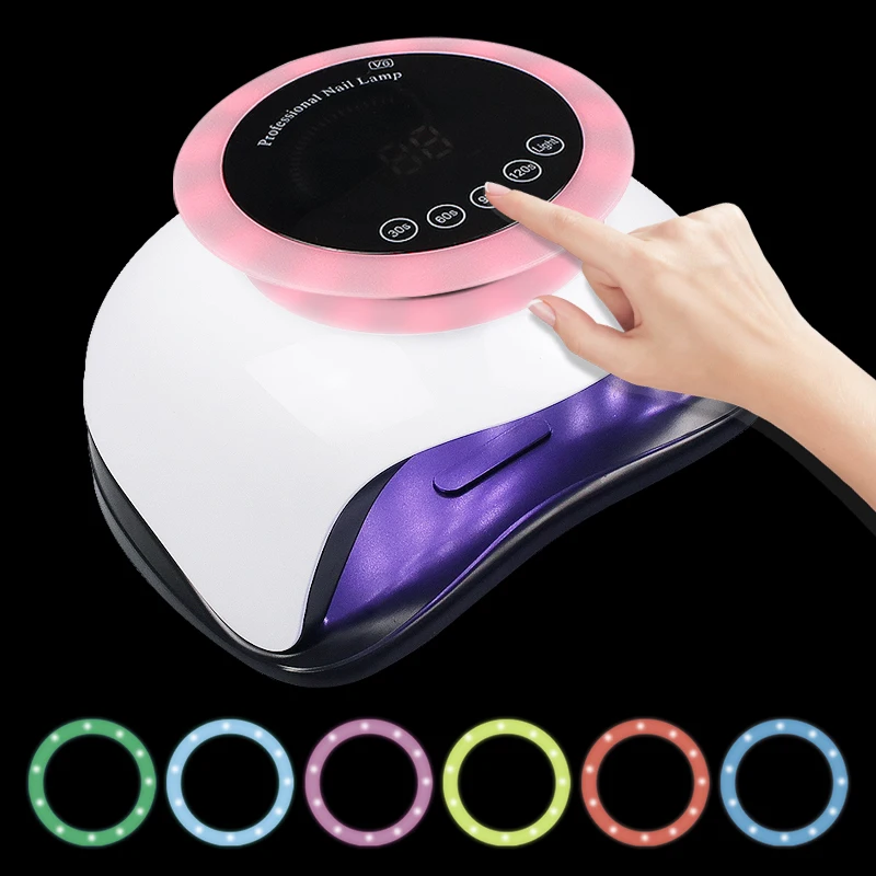 

84W Nail Lamp for Manicure 42LEDs Double Hands Drying Nail Dryer Curing All Kinds of Gel Nail Art Equipment for Salon Use