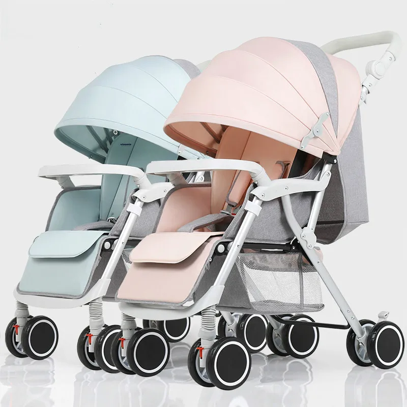 Детская коляска Twins роскошная Съемная модная с высоким ландшафтом детская