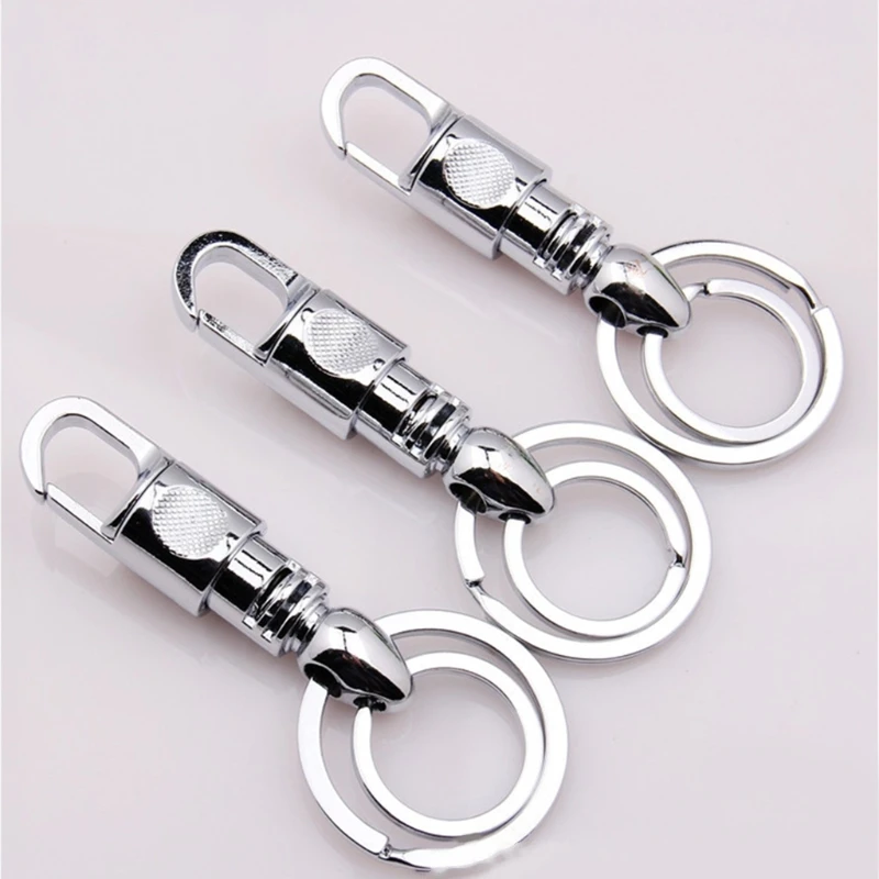 R3MD классическое кольцо для ключей из нержавеющей стали брелок прочные карабины