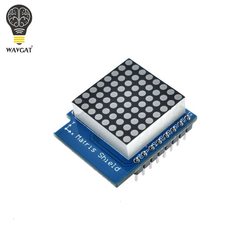 WAVGAT матрица светодиодный щит V1.0.0 для WEMOS D1 Мини цифровой сигнал Выход управление