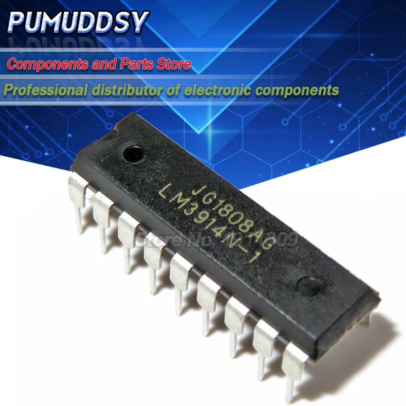 5 шт LM3914N-1 LM3915N-1 LM3916N-1 DIP LM3914N LM3915N LM3916 новые и IC