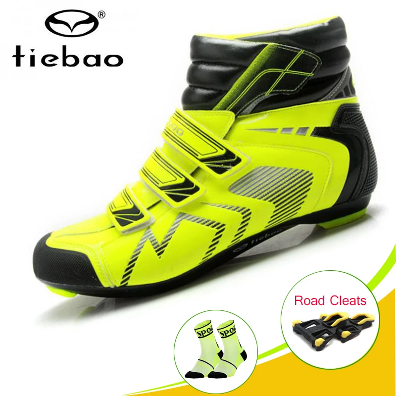 TIEBAO Профессиональный zapatillas ciclismo велосипедная обувь зимняя шоссейная велосипедная гоночная самоблокирующаяся Мужская внедорожная суперзвезда
