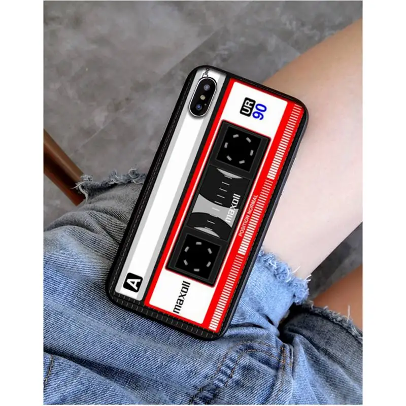 mixtape vintage Magnetic tape Cassette audio tape Phone Case for iphone 11 Pro Max X XS MAX 6 6s 7 8 plus 5 5S 5SE XR SE2020