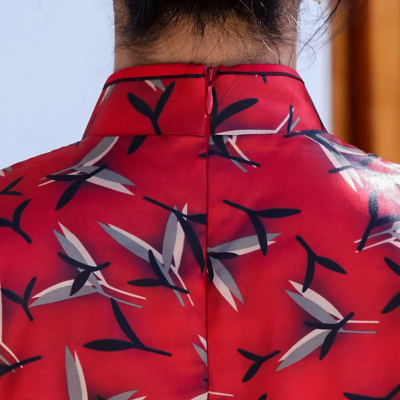 Sheng Coco женское Шанхае элегантное китайское платье чонсам шелковые сексуальные