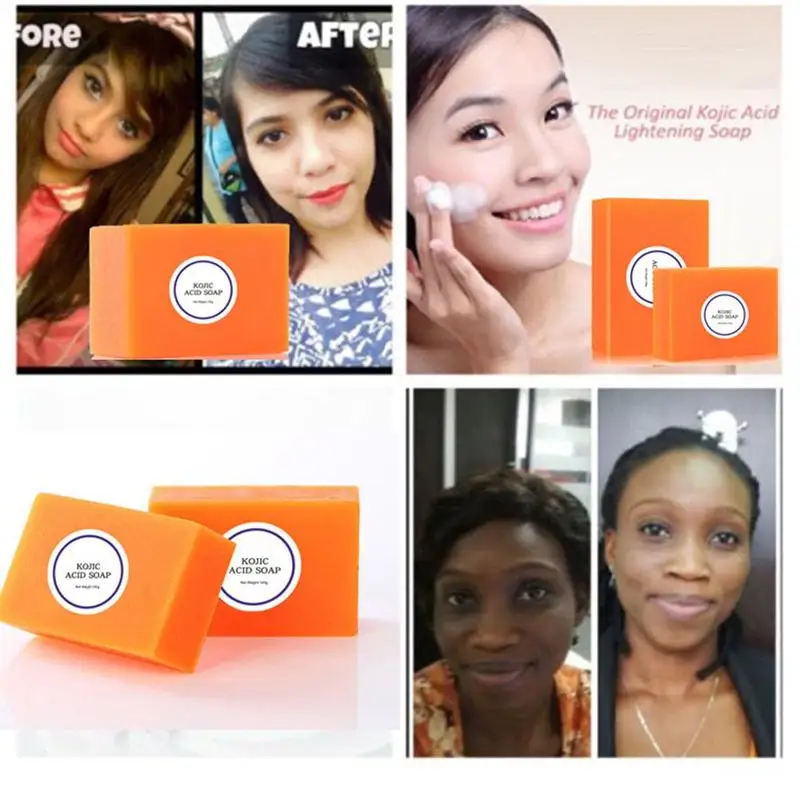 Мыло с эфирным маслом койевой кислоты ручной работы 100 г темное черное