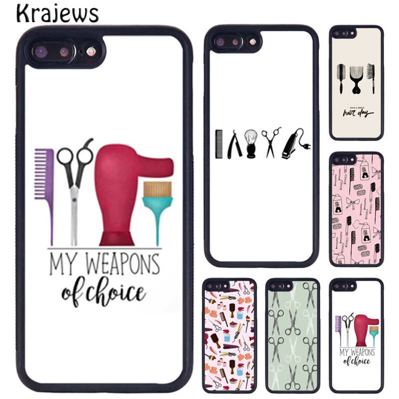 Чехол для телефона парикмахерской iPhone X XR XS 11 12 Pro MAX 5 6 6S 7 8 Plus Samsung Galaxy S7edge S8 S9