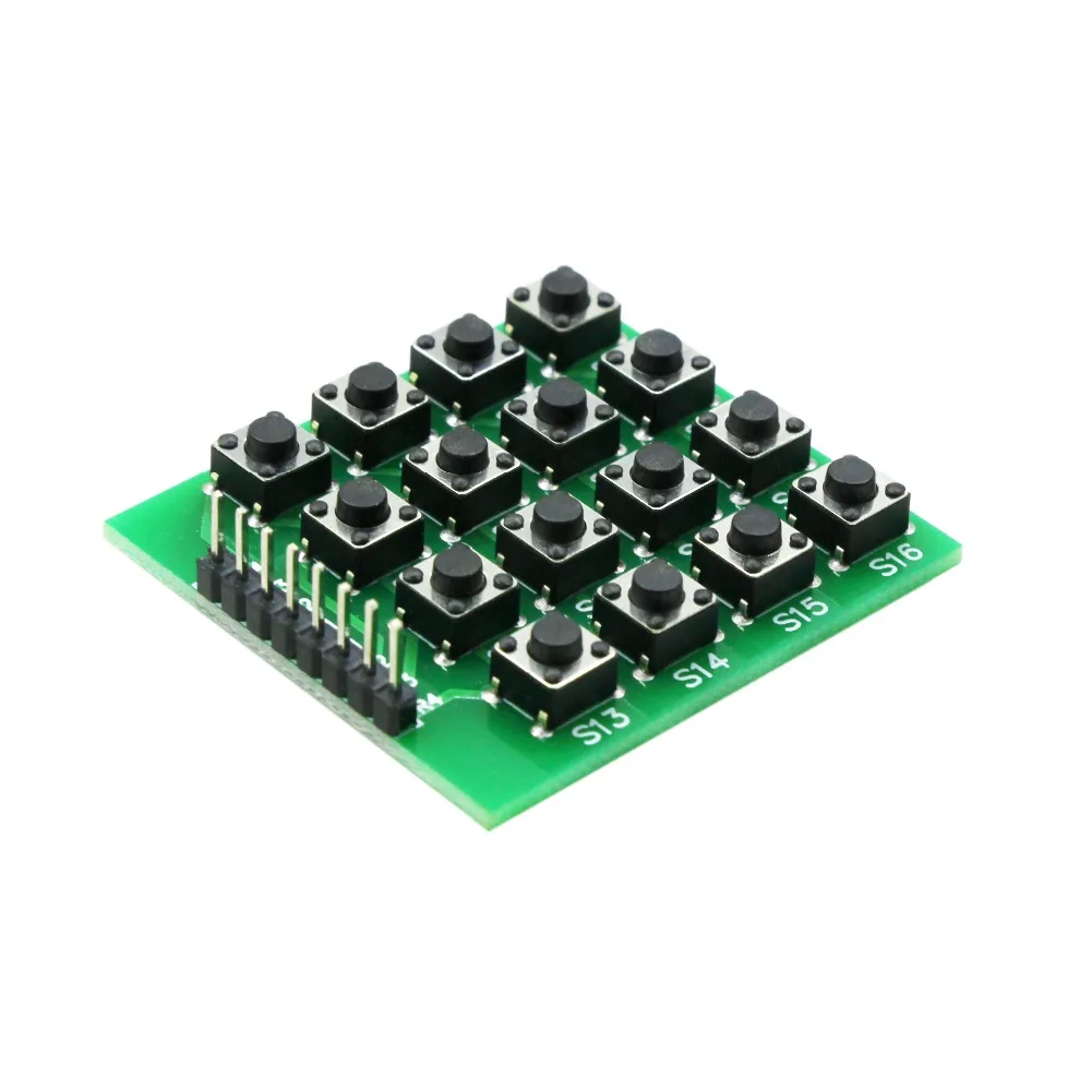 8pin 4x4 4*4 Матрица 16 клавиш клавиатура макет модуль микроконтроллер для Arduino Diy Kit