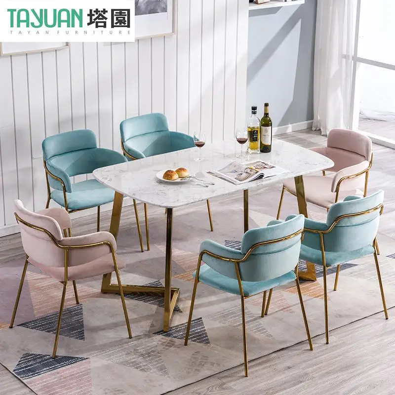 Обеденный стул в скандинавском стиле простой сетчатый красный для маникюра из