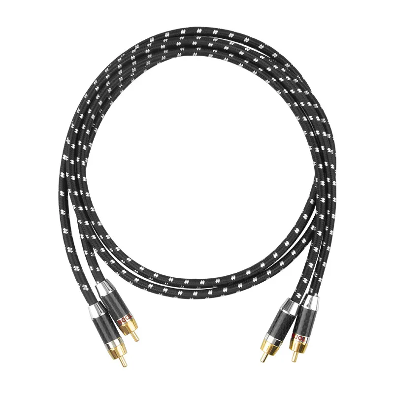TODN HIFI Stereo 1 Pair RCA Cable High-performance Premium Hi-Fi Audio cable 2RCA to Interconnect | Электроника