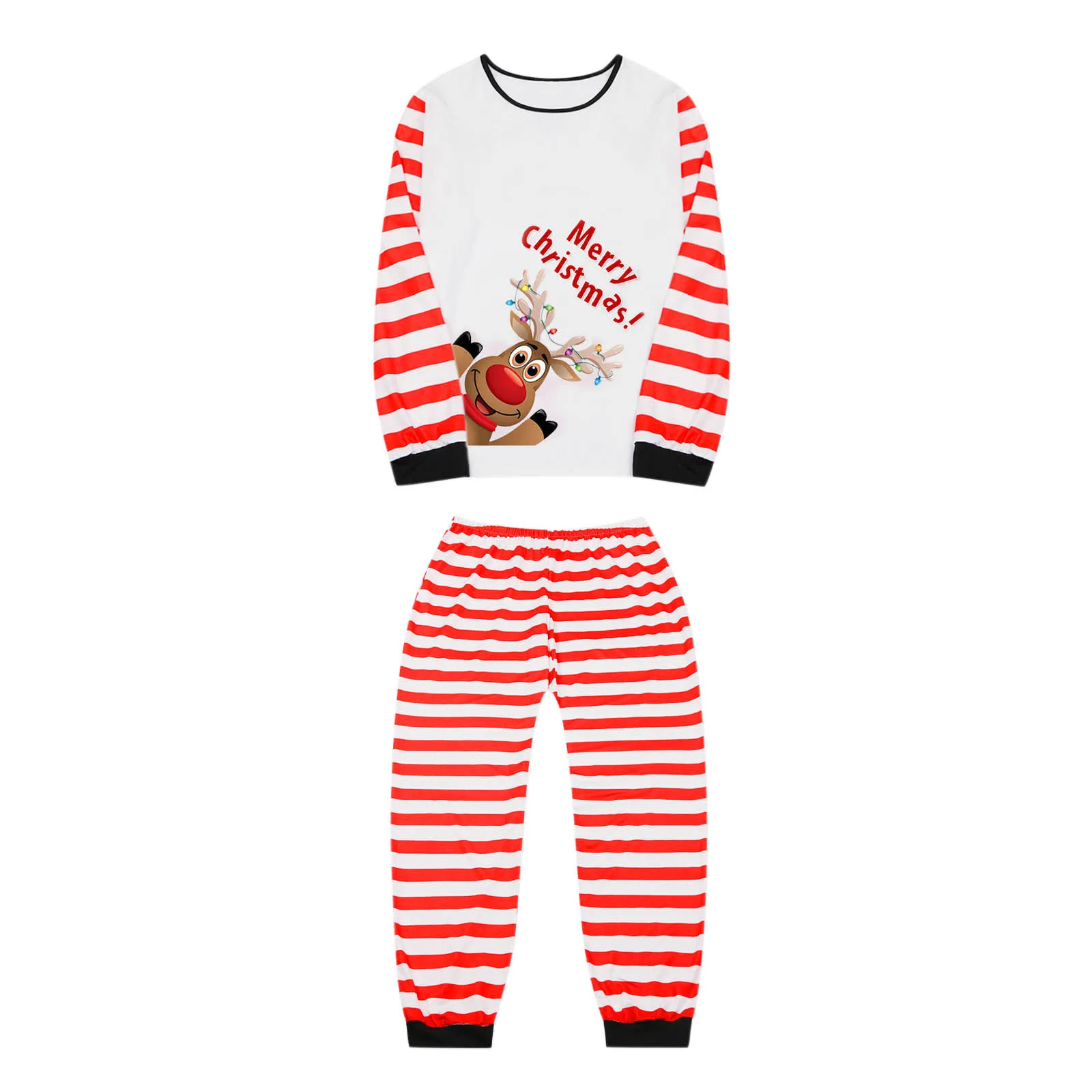 

Семейная Рождественская одежда, пижамы для мамы и дочери, детские костюмы, модель 2021, новый год, отец, мать, дочь