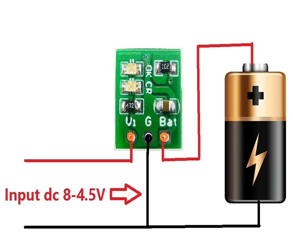 DD08CRMB * 10 шт. 1 а мини литиевая Стандартная плата для UNO MEGA DUE Breadboard PCB 18650 солнечная