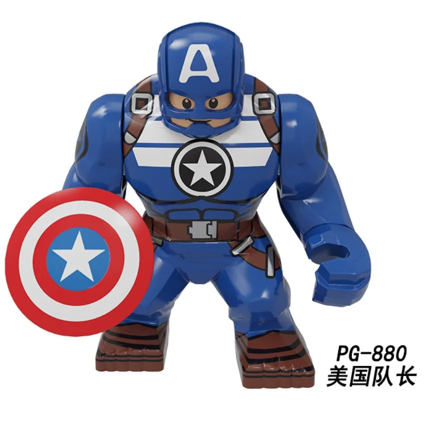 Большие фигурки из конструктора Disney Decool танос анти-Веном райот карнидж Зеленый