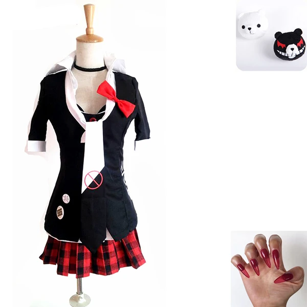 package 3 Danganronpa Косплей Аниме Дзюнко Эносима Emboitement Inushio Kimuchi Dangan Ronpa триггер счастливый хаос Косплей Костюм - Цвет: package 3