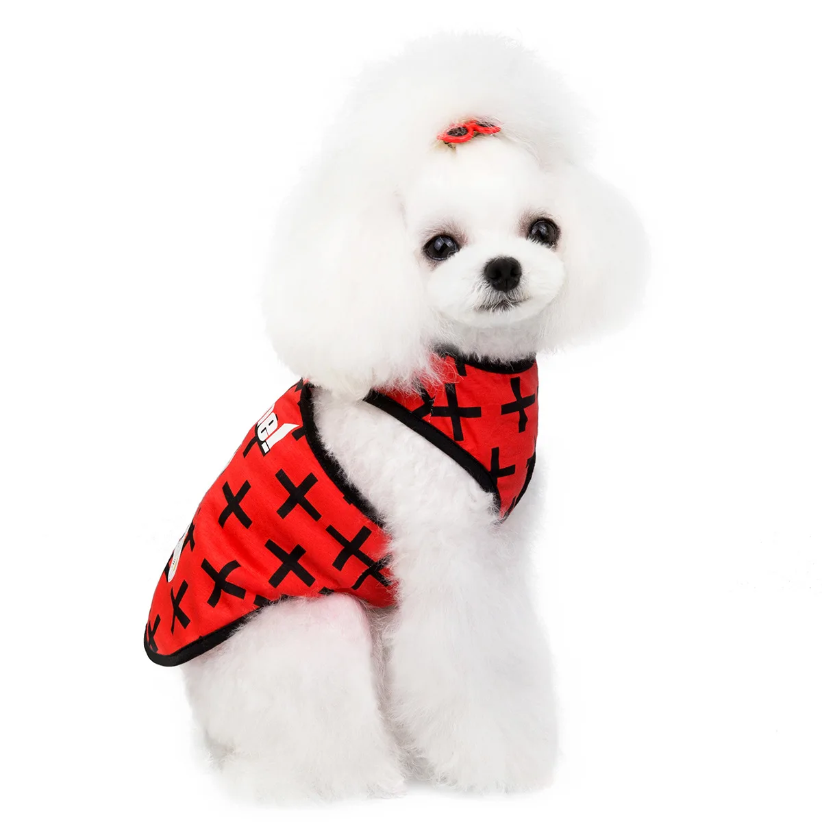 

2021 new dog clothes for small dogs Clothing cats chihuahua supplies products french bulldog pets acessorios Cartoon print vest