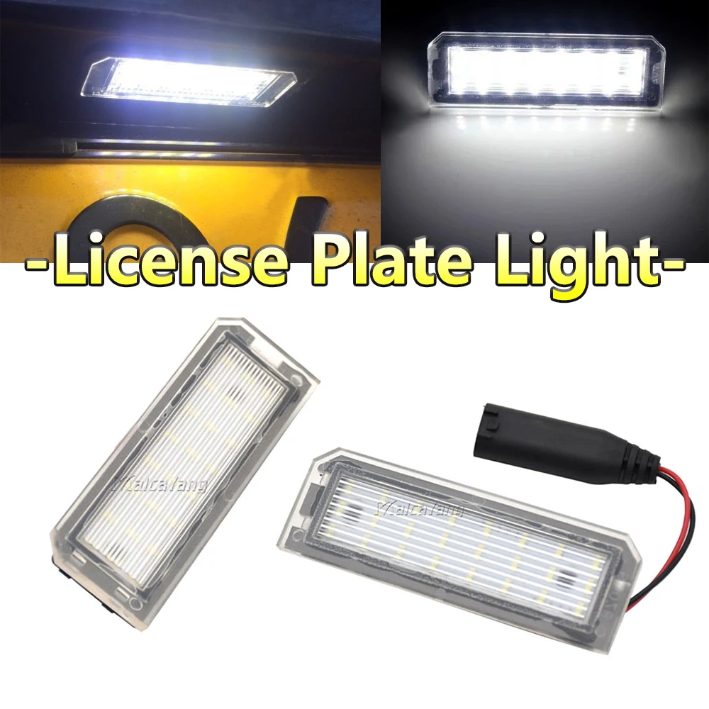 

2x LED License Number Plate Light For Land Rover Range Rover L405 Sport L494 Canbus No Error White Auto Tail Lamp 2012 2013-up