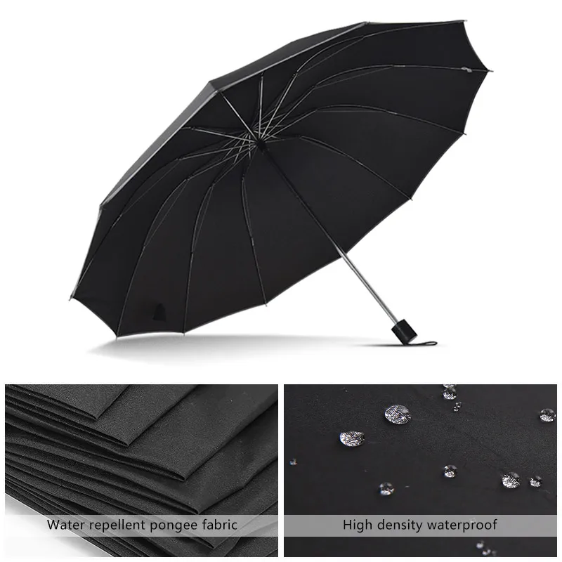 Зонт от дождя ветрозащитный большой 12 к | Дом и сад