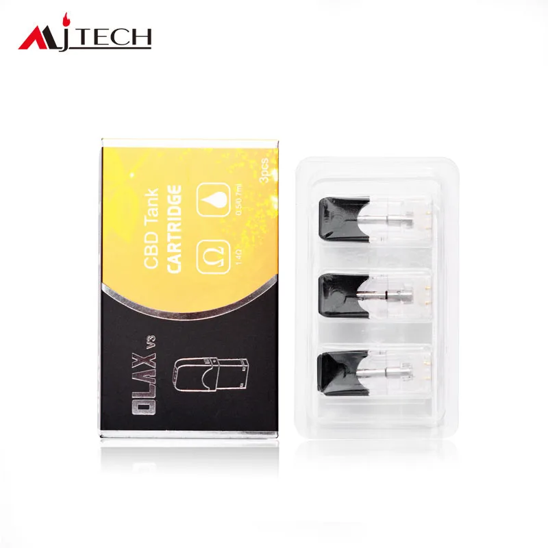 Лидер продаж 3 шт./лот картридж для вейпа JUUL JC01 JBOX батарея испарителя MJTECH OLAX V3 0 5 Ом