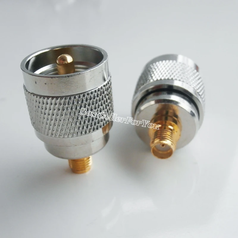 1 шт. SMA гнездо к UHF папа PL259 PL 259 Разъем RF Coax Коаксиальный адаптер Новый|Соединители|