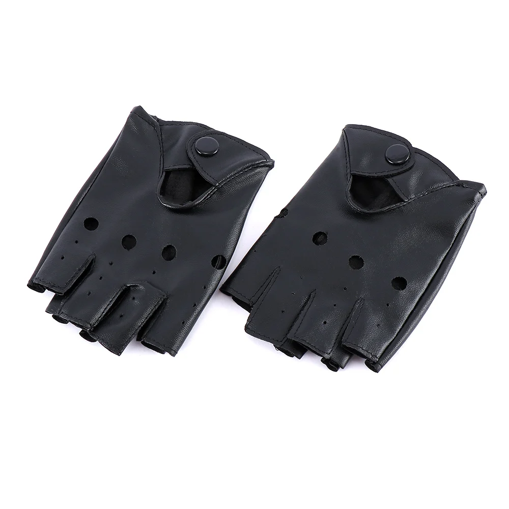 1 пара женской половины перчатки для вождения черный Цвет из высококачественной