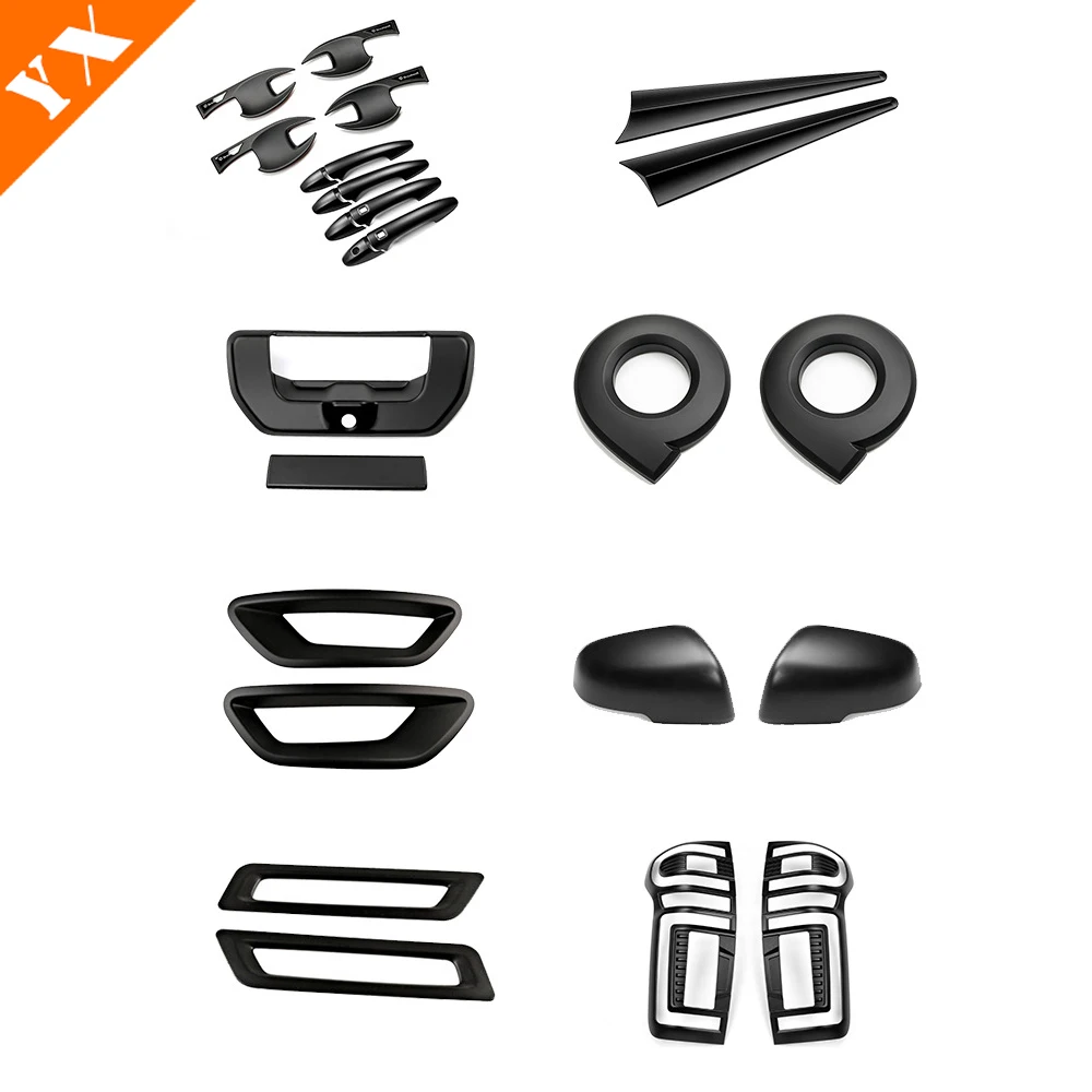 Черное Автомобильное зеркало заднего вида передняя и задняя противотуманная