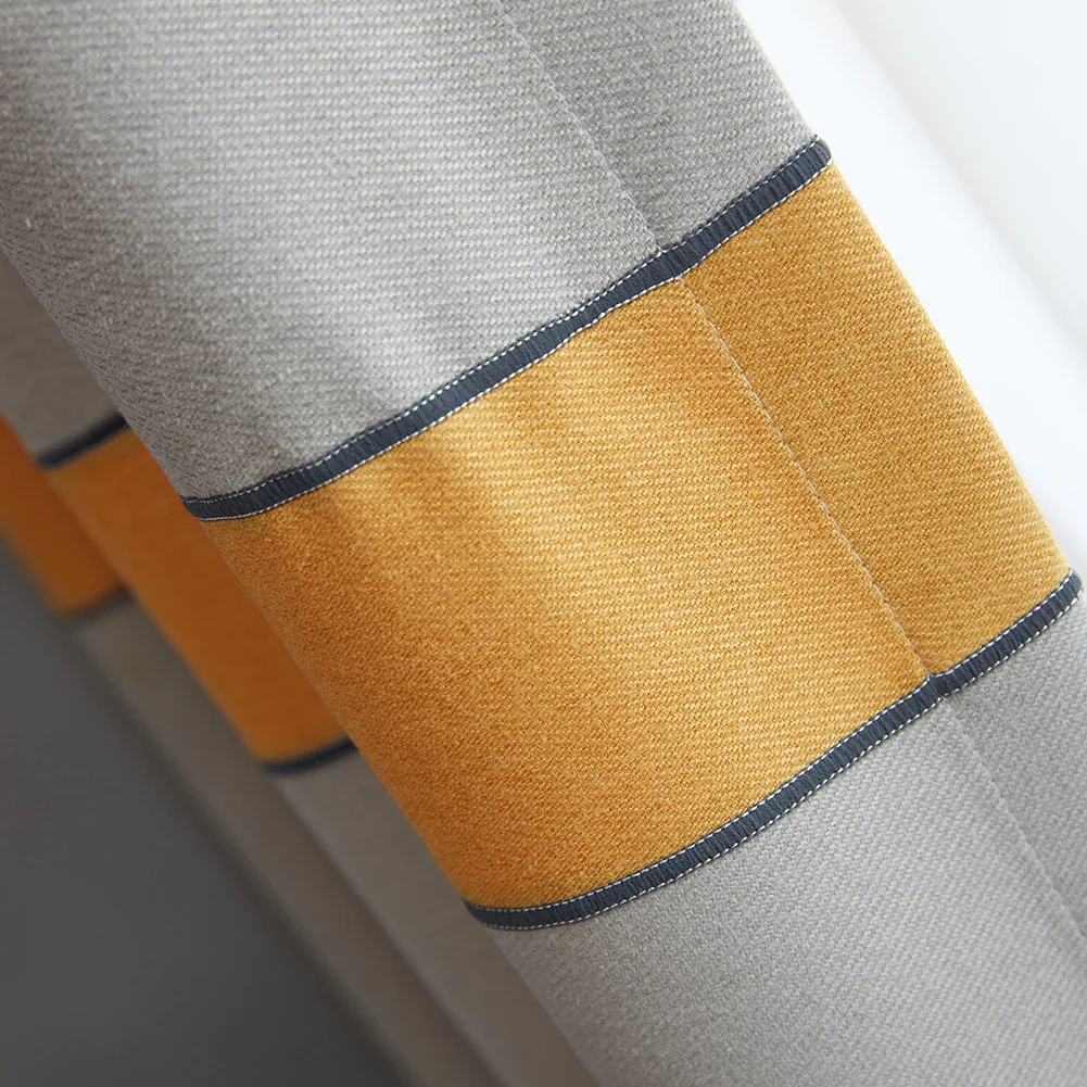 NAPEARL 1 шт. современные шторы для спальни окна полоса строчка дизайн драпировки