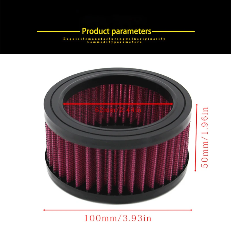 Motorcycle Air Filter Universal Replacement Cleaner Intake For Harley Sportster XL883 XL1200 X48 2004 -2018 | Автомобили и