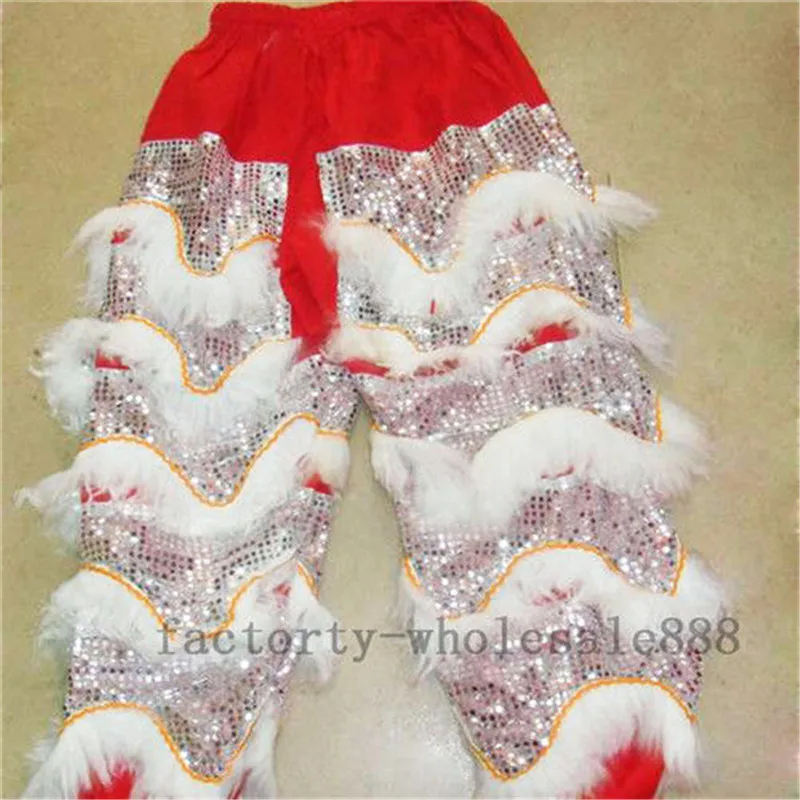 Китайский Танцевальный Костюм Льва штаны для фестиваля Новогодняя одежда