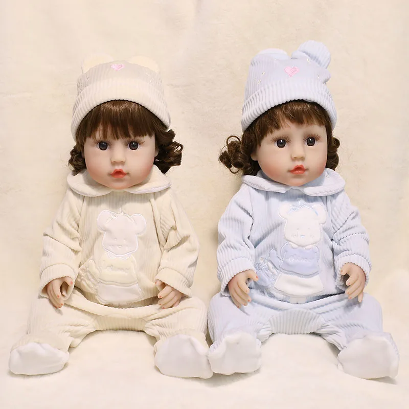 

45 см кукла Rebon Bebe, полностью силиконовые водонепроницаемые игрушки для ванной, для игр в животных, без функции, детские куклы, реалистичные н...