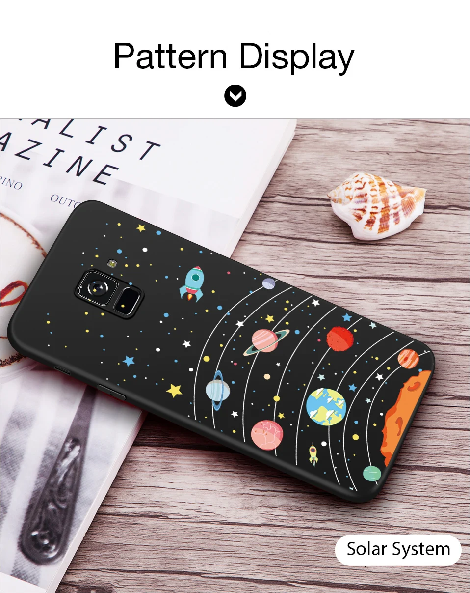 ASINA чехол с героями мультфильмов для samsung Galaxy A8 чехол силиконовый ударопрочный для Galaxy A8 Plus чехол Funda Bumper Coque