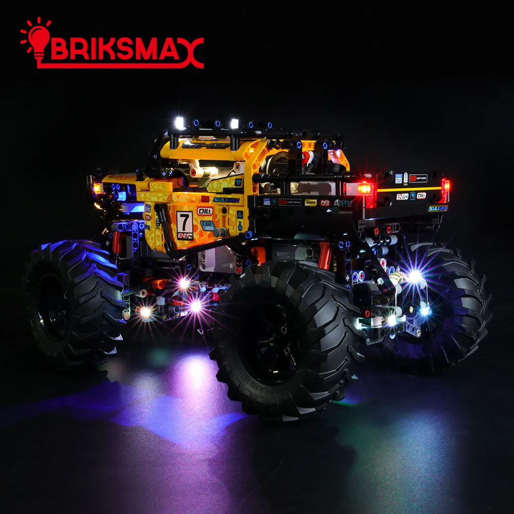 BriksMax светодиодный светильник для Technic 42099 4X4 X-treme Off-Roader светильник ing Set(не включает модель