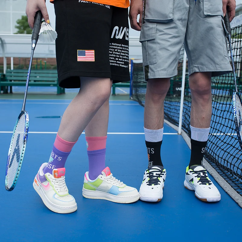 2021 парные спортивные носки для мальчиков и девочек бадминтона удобные Длинные