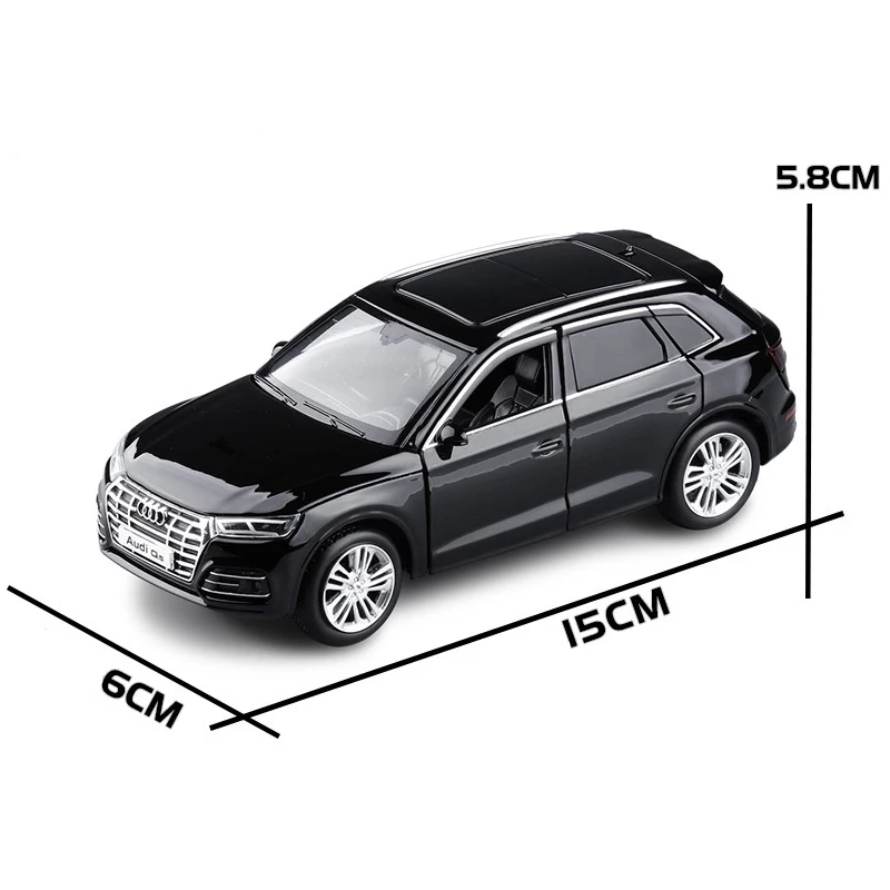 

1/32 New Audi Q5 SUV Diecast Metal Car SUV Sound & Light Model Toys For Gift Collection V200 Collection Diecast Toy Model